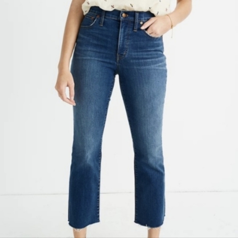 Madewell 10" High Riser Demi Boot Jeans 27